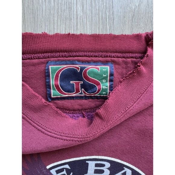 Vintage 90s Eddie Bauer Crewneck Sweater Rare Logo Art GS Sport Tag Classic - Picture 15 of 16